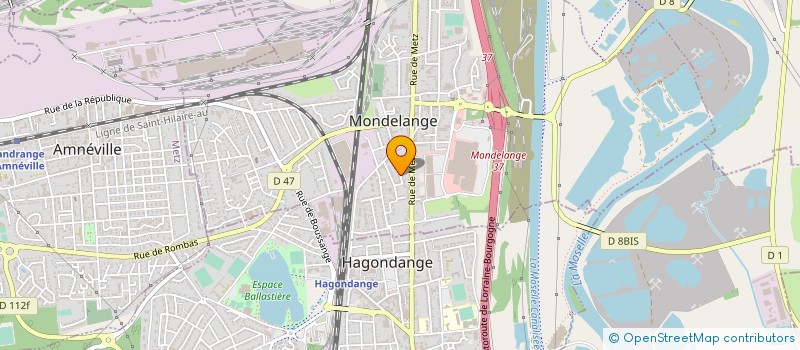 localisation de l'entreprise MONSIEUR VICTORIEN BLONDEAU  MONDELANGE