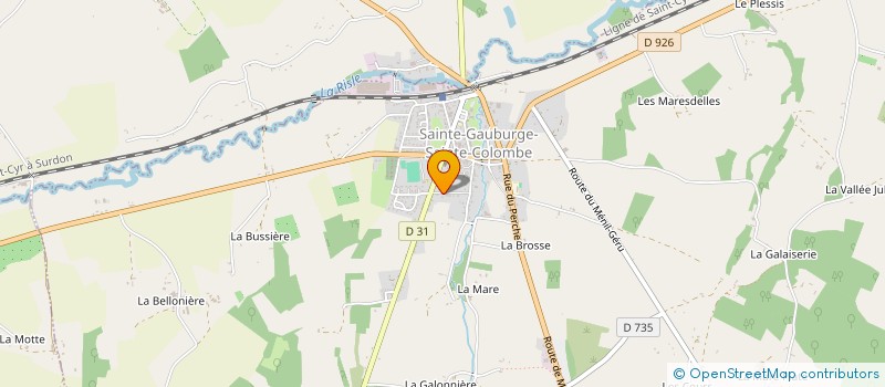 localisation de l'entreprise MONSIEUR VICTORIEN BOIN à SAINTE-GAUBURGE-SAINTE-COLOMBE