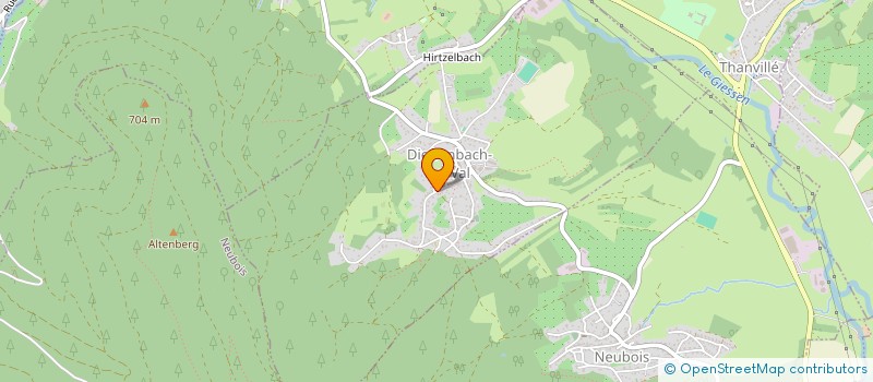 localisation de l'entreprise MONSIEUR VICTORIEN BREISTROFFER  DIEFFENBACH-AU-VAL