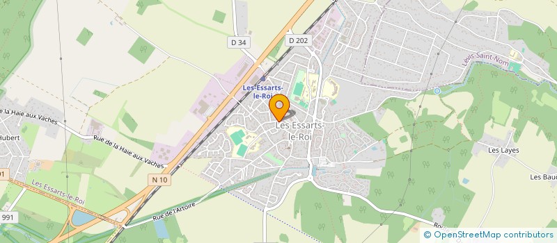 localisation de l'entreprise MONSIEUR VICTORIEN CAVARELLI  LES ESSARTS-LE-ROI