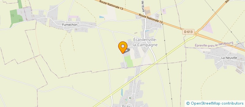 localisation de l'entreprise MONSIEUR VICTORIEN COLAS  ECARDENVILLE-LA-CAMPAGNE