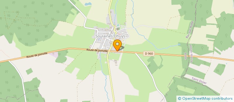 localisation de l'entreprise MONSIEUR VICTORIEN DAUBANTON  SOULAINES-DHUYS