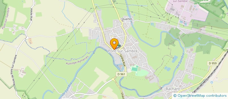 localisation de l'entreprise MONSIEUR VICTORIEN DEFFOLIN  PONT-SUR-SAMBRE