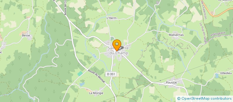 localisation de l'entreprise MONSIEUR VICTORIEN DELAMARE  SAINT-PIERRE-DU-CHAMP