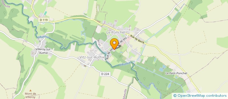 localisation de l'entreprise MONSIEUR VICTORIEN DELBECQUE  LE PONCHEL