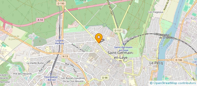 localisation de l'entreprise MONSIEUR VICTORIEN DU POUGET  SAINT-GERMAIN-EN-LAYE