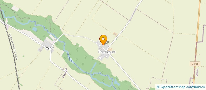 localisation de l'entreprise MONSIEUR VICTORIEN FENAUX  BERTRICOURT