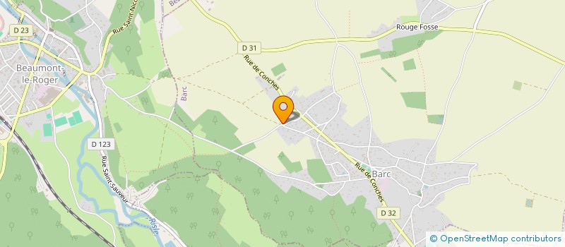 localisation de l'entreprise MONSIEUR VICTORIEN FOURDAIN  BARC