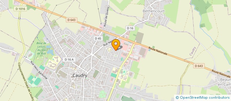 localisation de l'entreprise MONSIEUR VICTORIEN GOMBART  CAUDRY