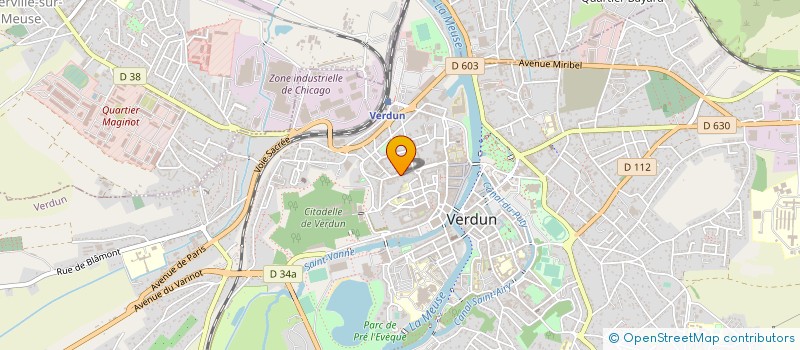 localisation de l'entreprise MONSIEUR VICTORIEN GOSSET à VERDUN