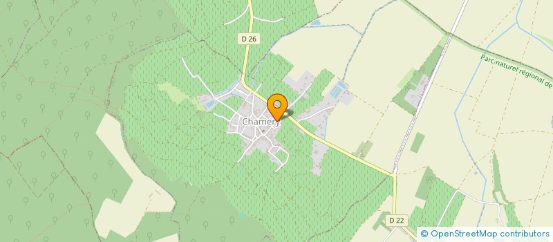 localisation de l'entreprise MONSIEUR VICTORIEN GUERLET  CHAMERY