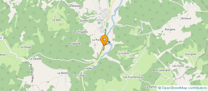 localisation de l'entreprise MONSIEUR VICTORIEN JOUFFRE  VILLAC