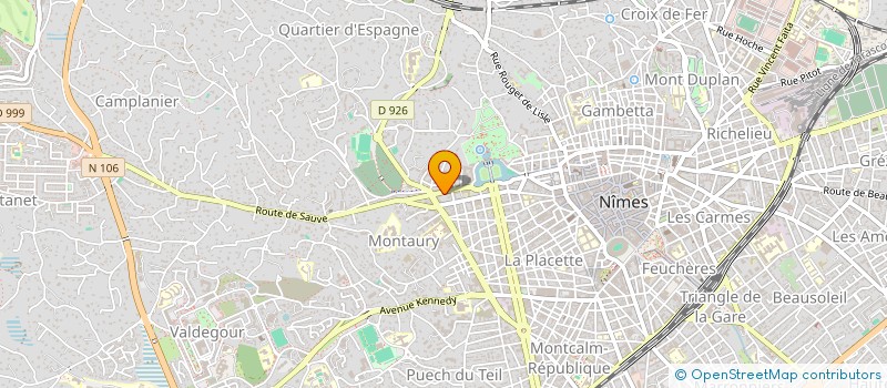 localisation de l'entreprise MONSIEUR VICTORIEN LAFONT-CULLATI  NIMES