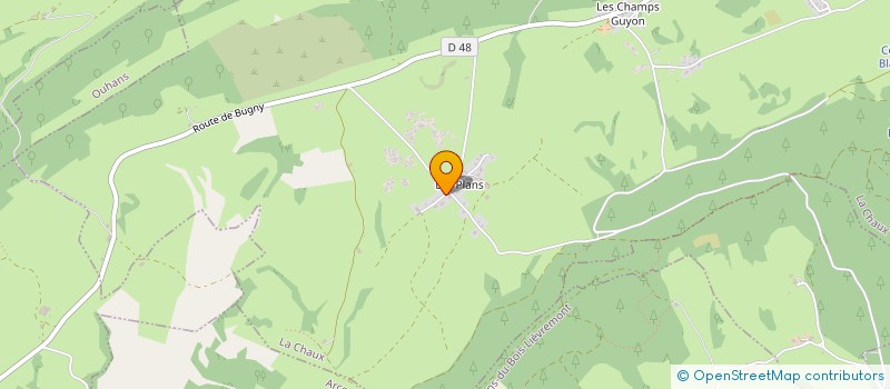 localisation de l'entreprise MONSIEUR VICTORIEN LAURENT  LA CHAUX