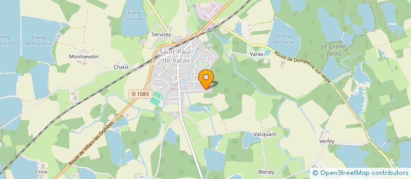 localisation de l'entreprise MONSIEUR VICTORIEN LAUZE  SAINT-PAUL-DE-VARAX