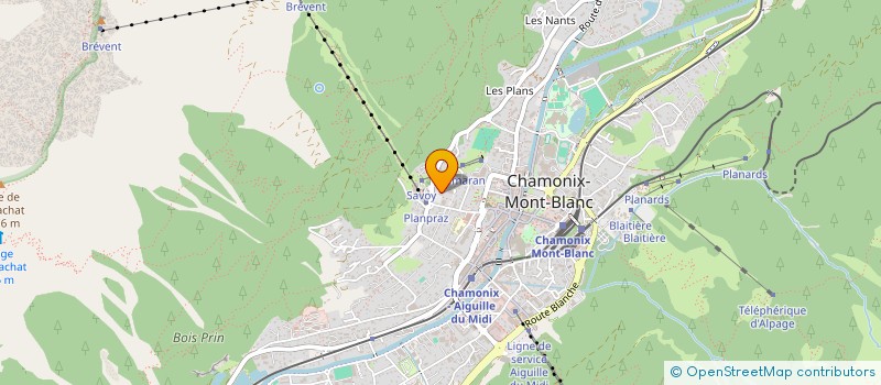 localisation de l'entreprise MONSIEUR VICTORIEN LEHERICEY  CHAMONIX-MONT-BLANC