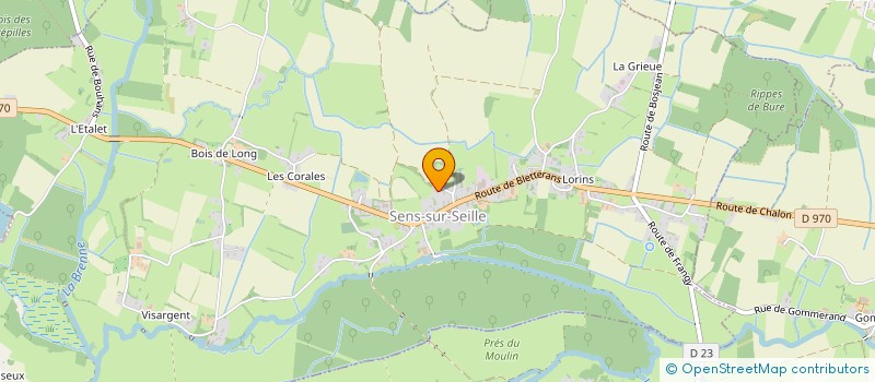 localisation de l'entreprise MONSIEUR VICTORIEN LOUREAUX  SENS-SUR-SEILLE