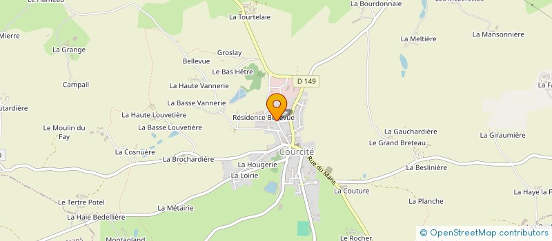 localisation de l'entreprise MONSIEUR VICTORIEN MELOT à COURCITE