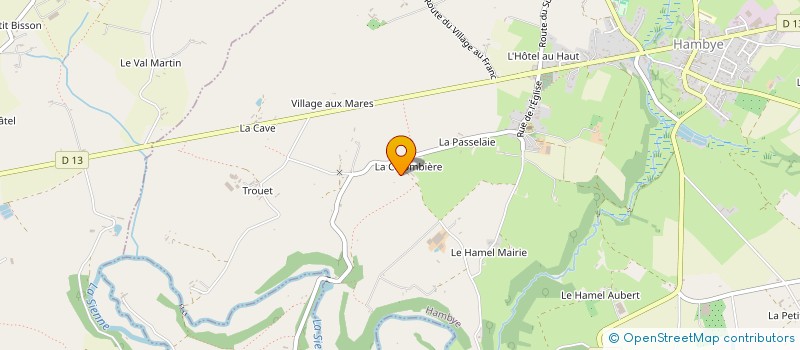 localisation de l'entreprise MONSIEUR VICTORIEN PIGNET  HAMBYE