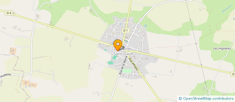 localisation de l'entreprise MONSIEUR VICTORIEN POTTIER  QUELAINES-SAINT-GAULT