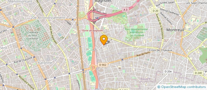 localisation de l'entreprise MONSIEUR VICTORIEN QUERO à BAGNOLET