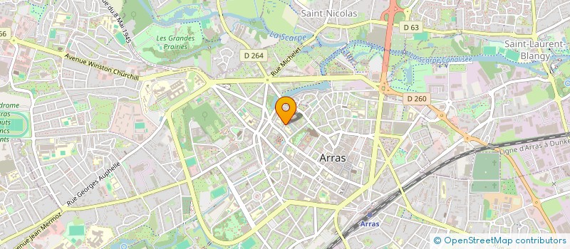 localisation de l'entreprise MONSIEUR VICTORIEN RENAULT à ARRAS
