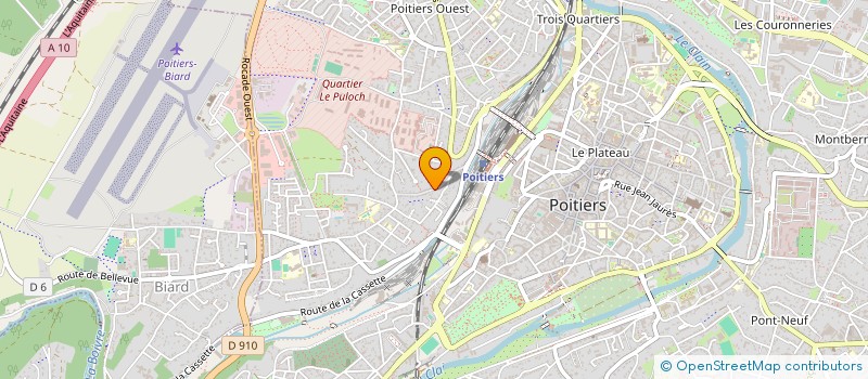 localisation de l'entreprise MONSIEUR VICTORIEN ROULEAU  POITIERS