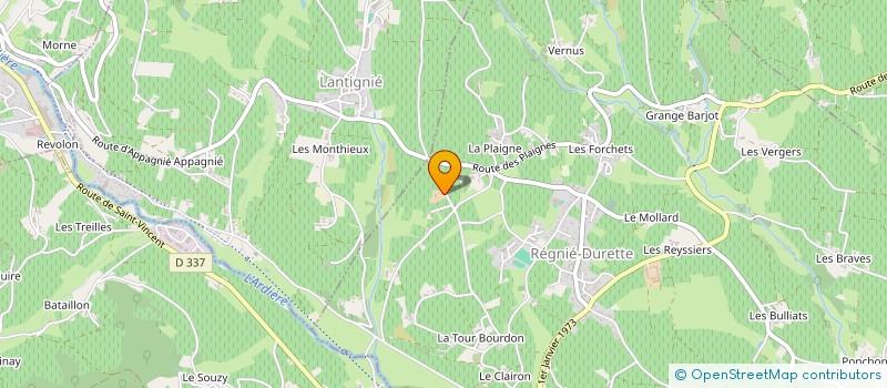 localisation de l'entreprise MONSIEUR VICTORIEN ROUX à REGNIE-DURETTE