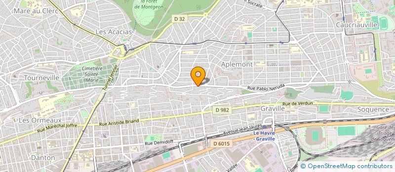 localisation de l'entreprise MONSIEUR VICTORIEN YON  LE HAVRE