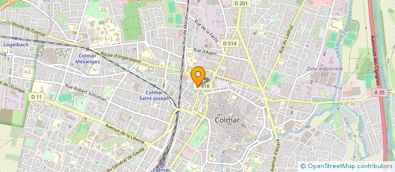 localisation de l'entreprise MONSIEUR VICTORIO GALATI  COLMAR