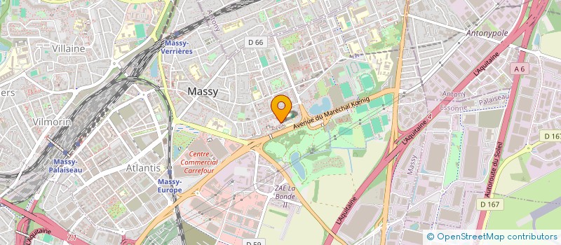 localisation de l'entreprise MONSIEUR VICTORIUS FIEROBE à MASSY