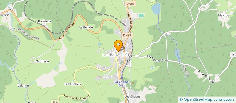 localisation de l'entreprise MONSIEUR VIENGXAY BOUTSINGKHAM  LA CHAISE-DIEU