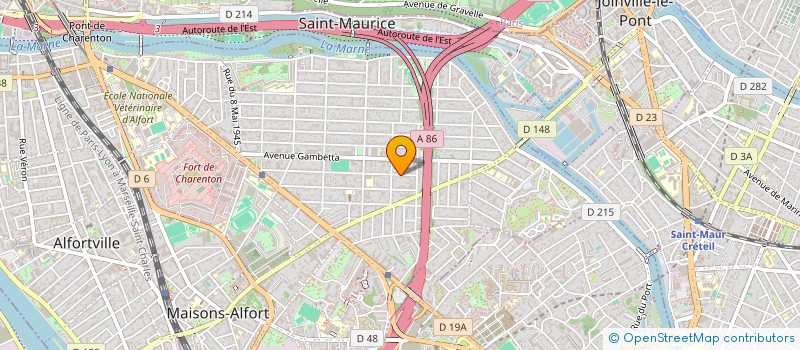 localisation de l'entreprise MONSIEUR VIET ANH HA  MAISONS-ALFORT