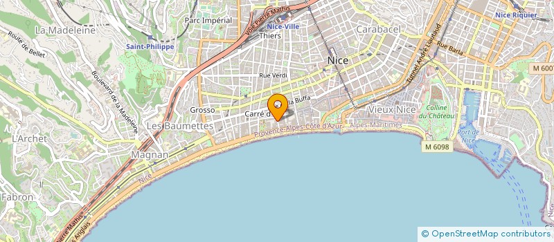 localisation de l'entreprise MONSIEUR VIET DAO à NICE
