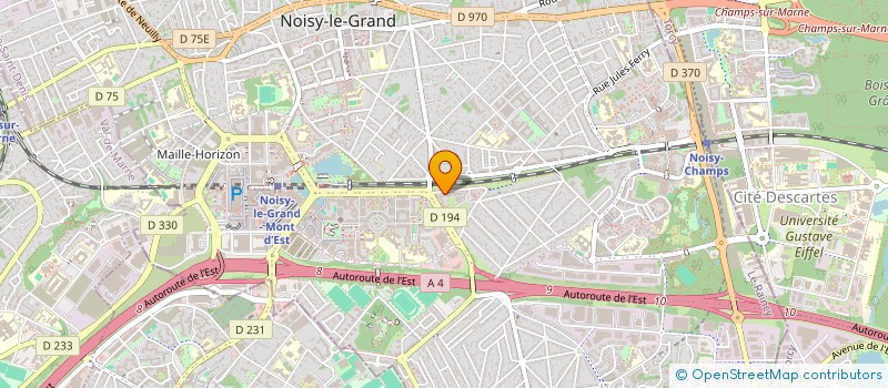 localisation de l'entreprise MONSIEUR VIET LUONG à NOISY-LE-GRAND