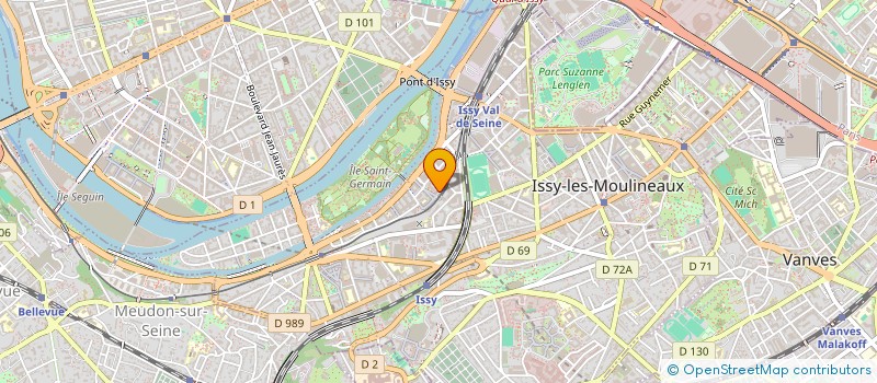 localisation de l'entreprise MONSIEUR VIGLA AGOSSOU-VOYEME à ISSY-LES-MOULINEAUX