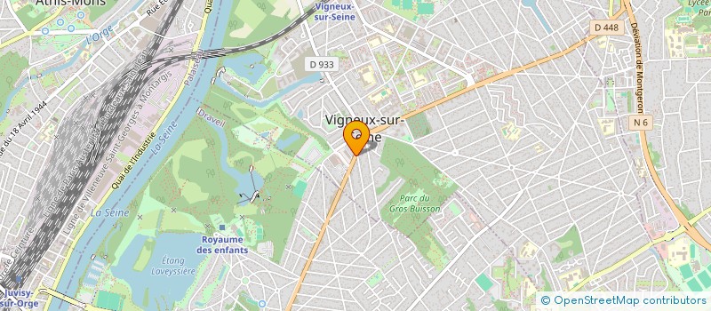 localisation de l'entreprise MONSIEUR VIGNEUX-SUR-SEINE BLEIZ  VIGNEUX-SUR-SEINE