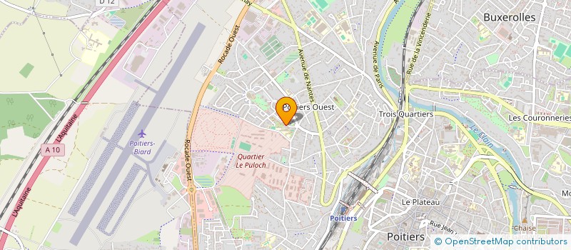 localisation de l'entreprise MONSIEUR VIGNON AHOUANDJINOU  POITIERS