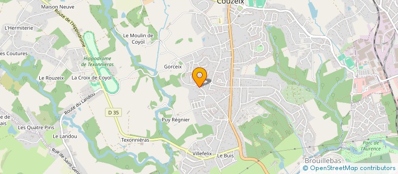 localisation de l'entreprise MONSIEUR VIGO VALETTE  COUZEIX