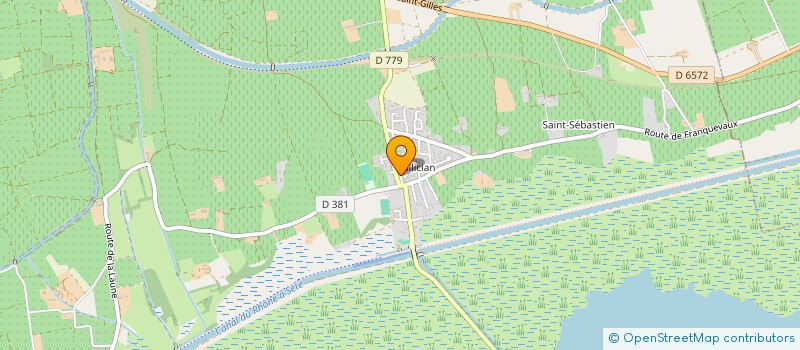 localisation de l'entreprise MONSIEUR VIGOUROUX LUCAS  VAUVERT