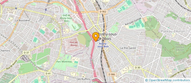 localisation de l'entreprise MONSIEUR VIJINTHAN VAIGUNTHANATHAN à ROSNY-SOUS-BOIS