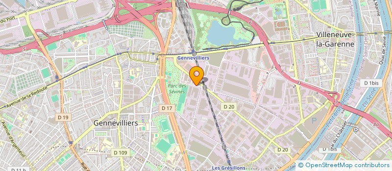localisation de l'entreprise MONSIEUR VIKTOR BORYN à GENNEVILLIERS