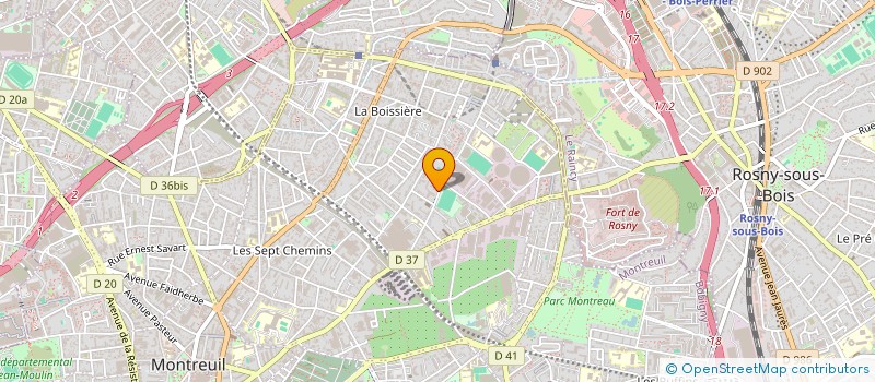 localisation de l'entreprise MONSIEUR VIKTOR GRLJANOVIC à MONTREUIL