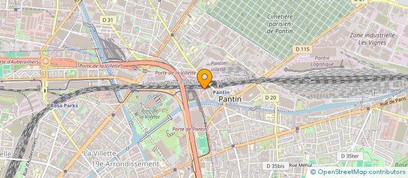 localisation de l'entreprise MONSIEUR VIKTOR IVANIUK à PANTIN