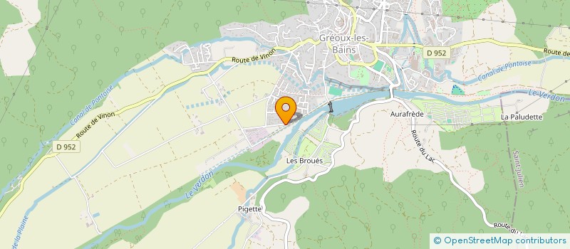 localisation de l'entreprise MONSIEUR VIKTOR JEANMET-PERALTA à GREOUX-LES-BAINS