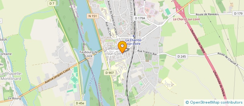 localisation de l'entreprise MONSIEUR VIKTOR KUDRIAVTSEV  LA CHARITE-SUR-LOIRE