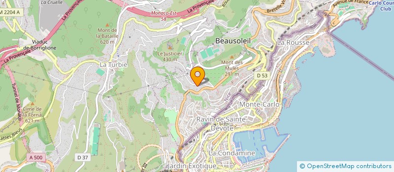 localisation de l'entreprise MONSIEUR VIKTOR MAQUAIRE  BEAUSOLEIL