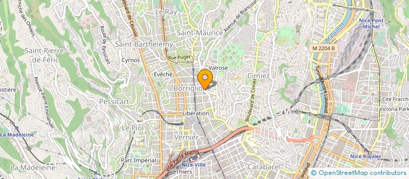 localisation de l'entreprise MONSIEUR VIKTOR MERCIER à NICE