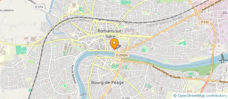 localisation de l'entreprise MONSIEUR VIKTOR MIALHE  ROMANS-SUR-ISERE