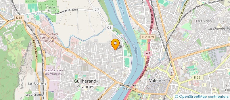 localisation de l'entreprise MONSIEUR VIKTOR MORIN  GUILHERAND-GRANGES